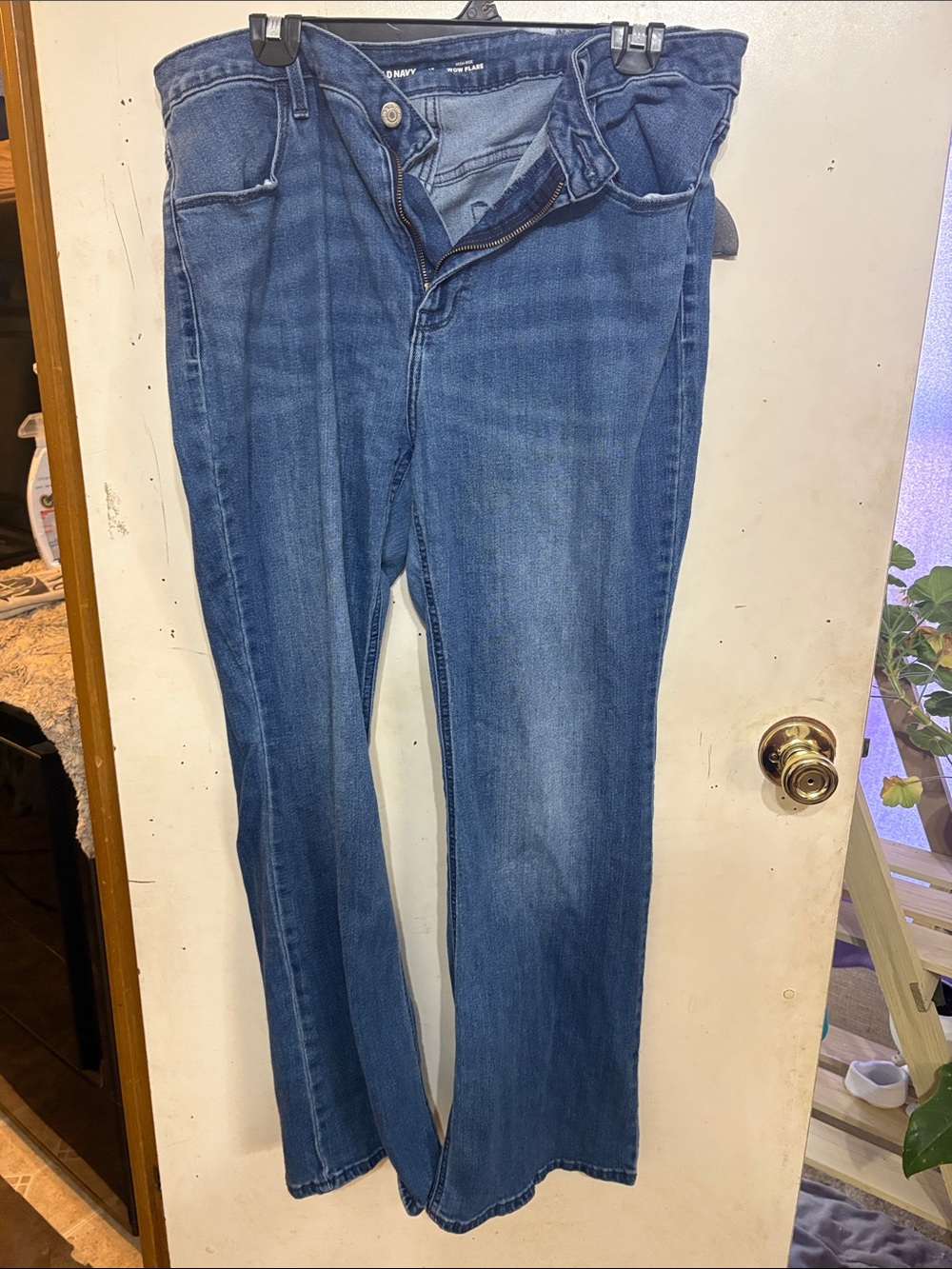 Old Navy Women's Medium Blue Flare Jeans
